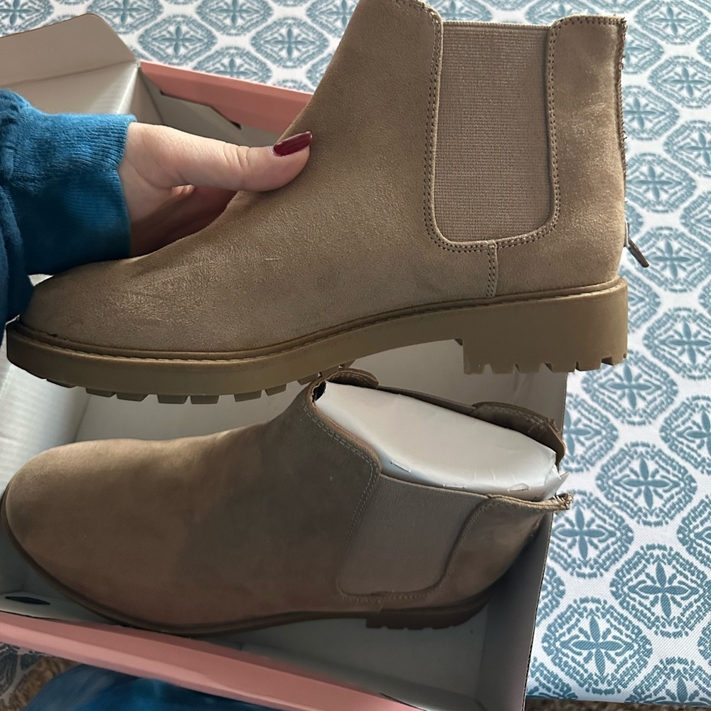 Kenzie boots, cream